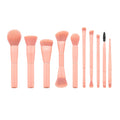 10pcs Pink Princess Double Head Design Makeup Brushes Set Private Label Wholesale