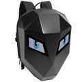 Programmable LED Knight Backpack Laptop Bag Motorcycle Riding Backpack Hard Shell Travel Bag Waterproof