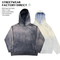 Street Wear Oversized Distressed Vintage Washed Custom Hoodies 450 Gsm Manufacturers 100% Cotton Plain Pullover Crop Hoodie