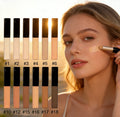 Wholesale Vegan Cruelty-Free Eye Makeup Full Coverage Liquid Concealer Cream Long Lasting for Dark Custom Logo Private Label