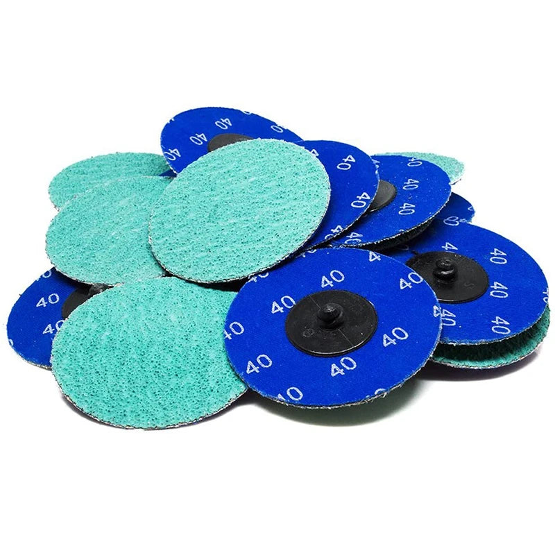 3M Quality 3" Medium Hardness Abrasive Cloth Roll Sanding Polishing Disc Green Quick Change OEM OBM High Efficiency Grit 36-400