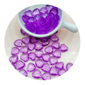 12mm Transparent Plastic Heart Beads Without Hole for Slime Charms Craft Decoration DIY Findings