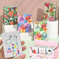 12PCS/Box Mini Mirror Double Side Small Mirrors for Gift Portable Handheld Pocket Rectangular Compact Mirror 2X Magnification