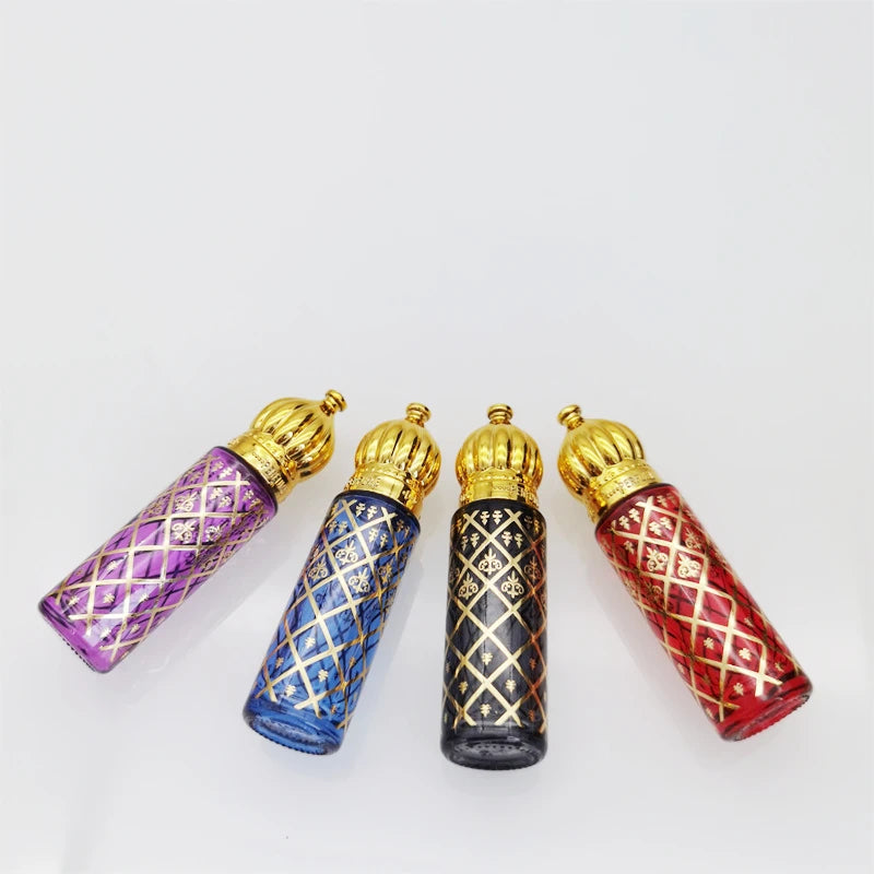 Custom Round Empty Clear Fragrance Glass Perfume Bottle 30ml 50ml Perfume Spray Glass Bottles with Cap