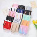 MU Factory Drawer Jewelry Box Gift Ring Earrings Paper Box Macaron Color Portable Handle Packaging Gift Bag Boxes