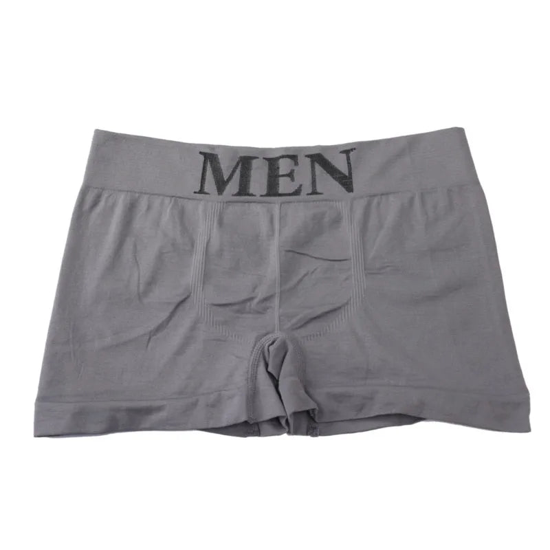 Free Size Cheap Fashion Wholesale Manufacturers Custom Men's Boxer Brief Underwear Polyester Panties Seamless Boxer Short Mens