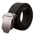 Custom Logo Canvas Belt Classic1.5" Automatic Buckle Men Woven Fabric Tactical Belt for Man