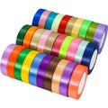 2cm Width 25 Yards Multiple Colors Available Polyester Ribbon for Cake Flower Gift Packaging Decoration