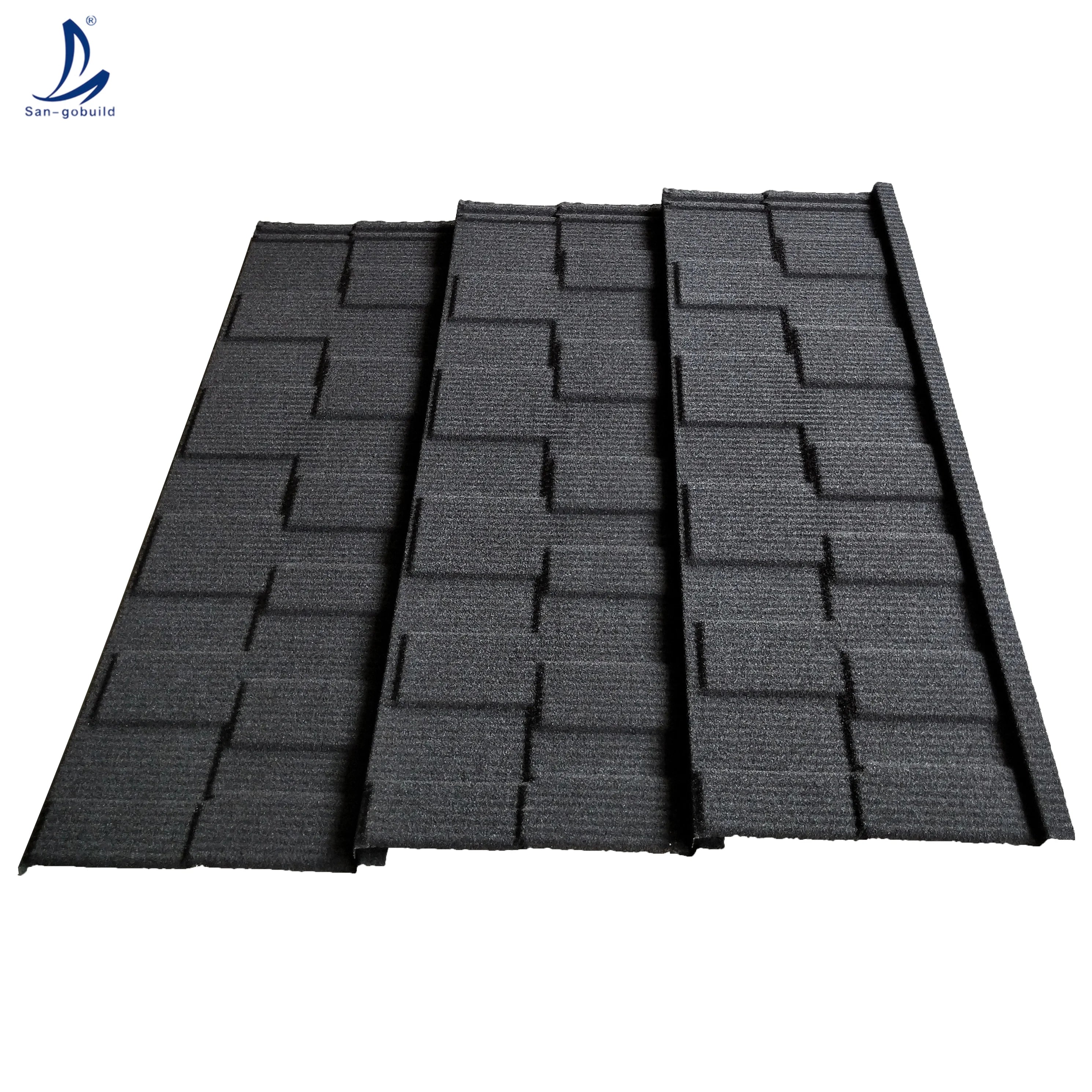 Florida Colored Sand Coated Aluminum Zinc Roof Sheets Colorful Used Metal Roofing for Nigeria Villas