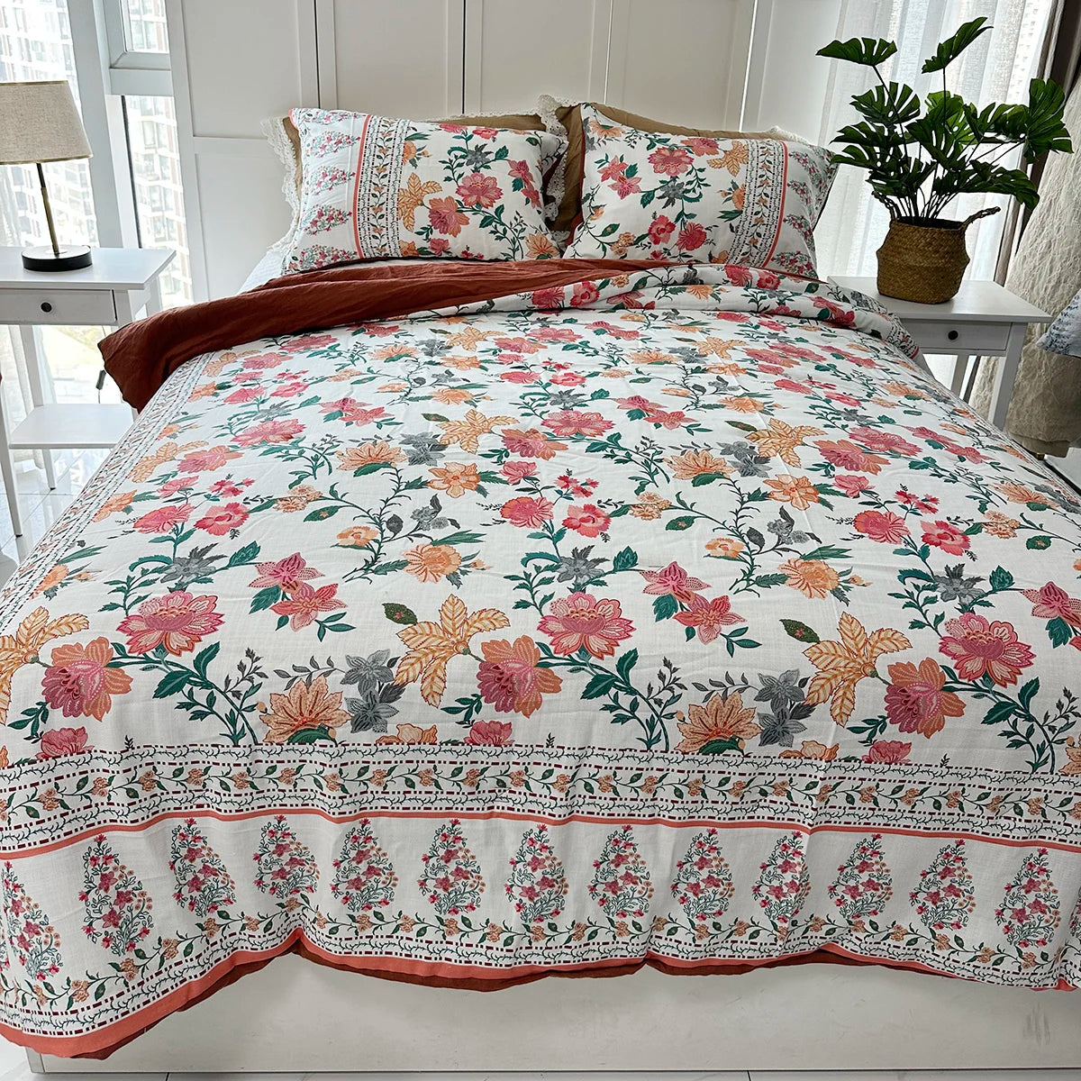 100% Organic Linen Comforter Set Bedding Print Comforter Sets Bedding Luxury Custom