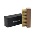 Factory Wholesale Walnut Wooden Pig Hair Shoe Shoe Shine Brush Sneaker Cleaning Brush