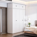 Custom Luxury Bedroom Furniture Modern Metal Wardrobe Almirah with Glass Door for Home Office Bedroom Room Use