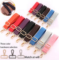 Custom Size Handbag Women Backpack Shoulder Bags Color Bag Straps Nylon Strap Removable Adjustable Wide Shoulder Strap