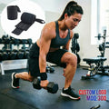 High Elastic Rubber Wrist Wraps Stiff Support for Weightlifting Competition Gym Anti Slip Thumb Bands