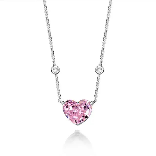 Mother's Day Jewelry Love Heart Pendant Necklaces for Women