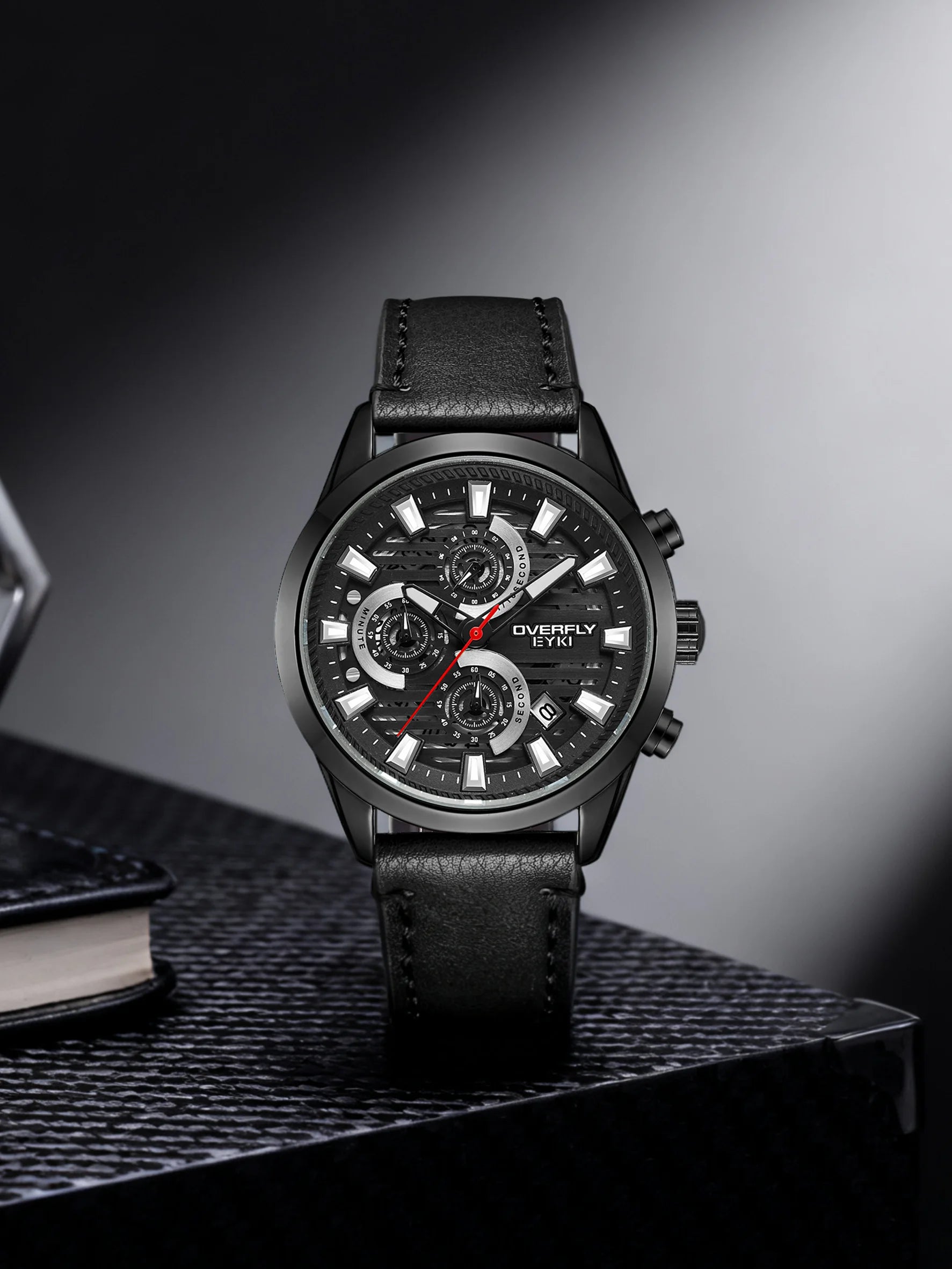 Classical Design Male Sport Watch Auto Date Quartz Movement Fitness Stylish Watch for Men Wrist Watch