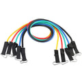 Adjustable Gym Pull up Exercise Rubber Door Anchors Training Tubular Resistance Tube Bands with logo