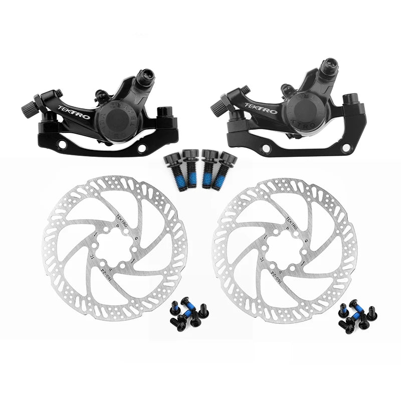 TTRO MD-M280 BMX Mountain Bike Hydraulic Disc Brake 160mm TR160 Aluminum Wire-Controlled Mechanical Brake
