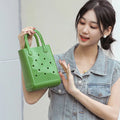 Summer New Wholesale Women and Kids Beach PVC Bag Waterproof Silicone Tote Bag