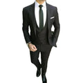 (Jacket+Pant+Vest) Pink With Black Lapel Suits for Men Custom Made Terno Slim Groom Custom 3 Piece Wedding Mens Suit Masculino