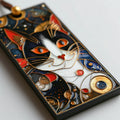 Stainless Steel Cat Bookmark Anime Book Marks Aluminum Painting Brass Sublimated Metal Enamel Custom Brass Bookmark