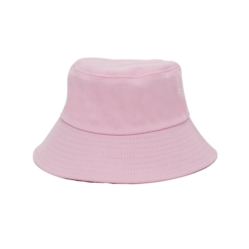 Hot Selling Plain Bucket Hat Wholesale Cotton Bucket Hat Solid Color Custom Embroidery logo Outdoor Bucket Hat