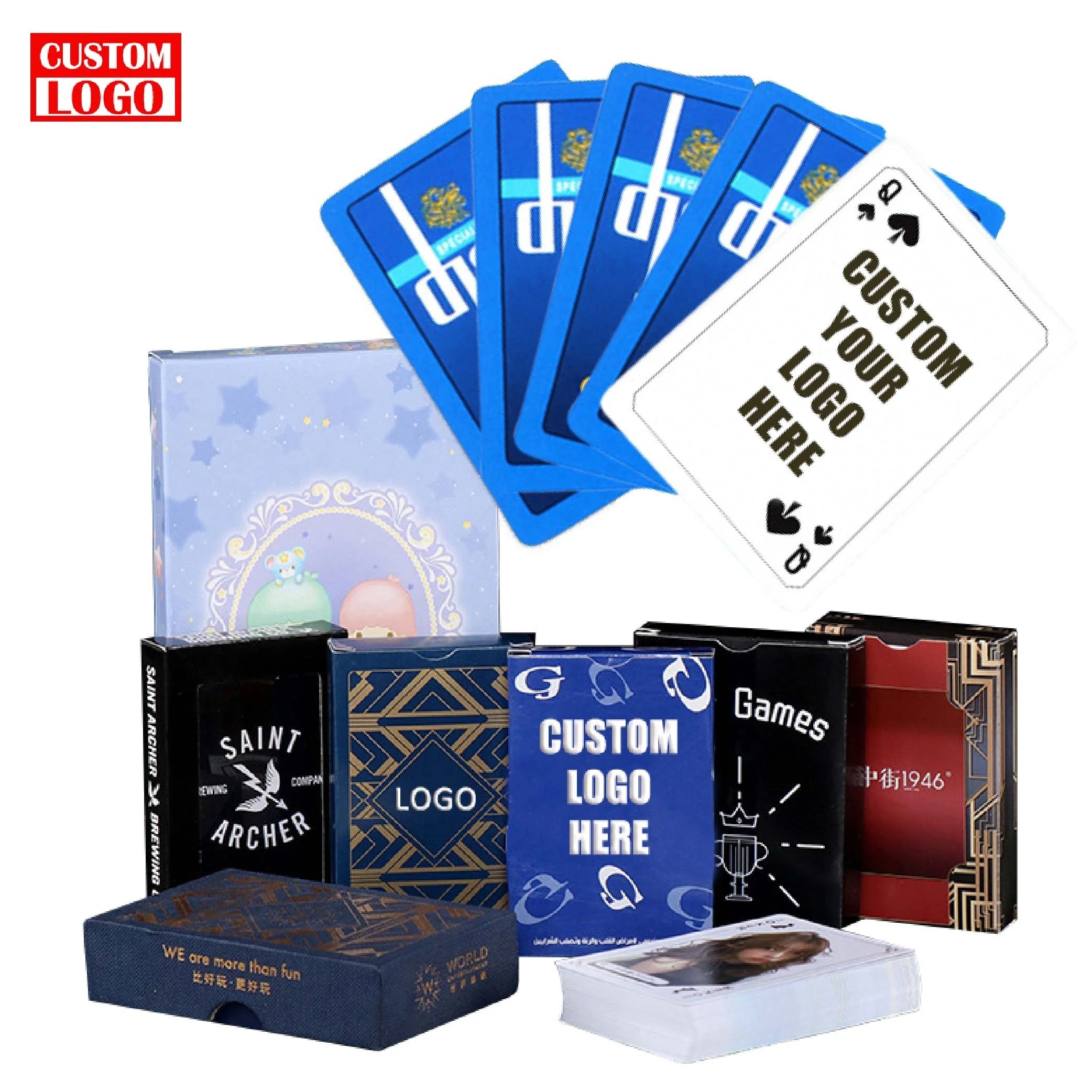 Durable Playing Cards Poker Plastic Poker Cards Waterproof Playing Cards