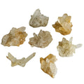 Wholesale natural yellow crystal cluster collection healing small yellow quartz clusters for decoration