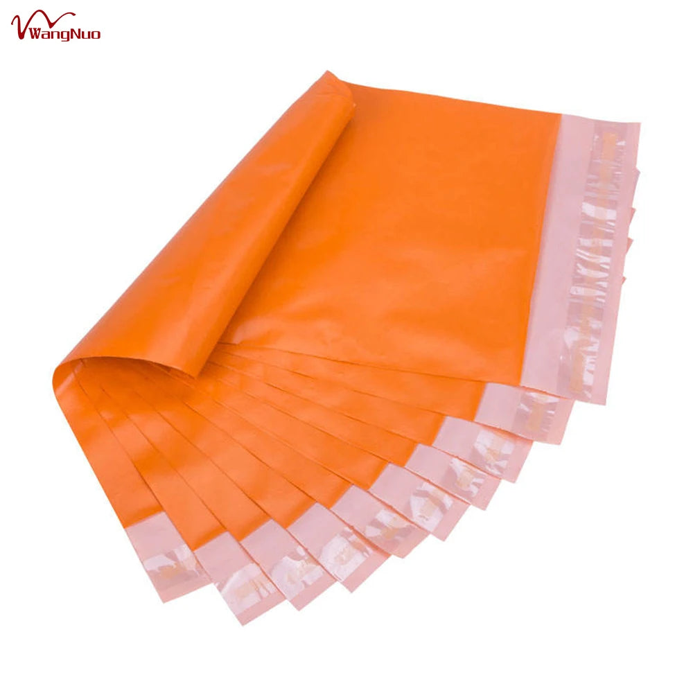 Eco Friendly Self Adhesive Waterproof Biodegradable Christmas 14x19 Polymailers with logo Custom