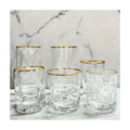 Nordic Geometry Fruit Bar Drinking Glassware Stemless Whisky Cup Whiskey Glass Tumbler Custom Whiskey Glass