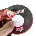 Wholesale Crystal Cup LED Coasters Customizable Text Anti-Slip Waterproof Transparent Cup Coasters for Promotional Party