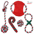 Christmas Dog Toys Wholesale Rope  Dog Toy Christmas Pet Christmas Toy Set