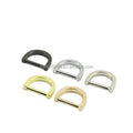 Stock Supply 13 mm 5 Colors Good Quality Zinc Alloy Horseshoe D Buckle for Leather Bags