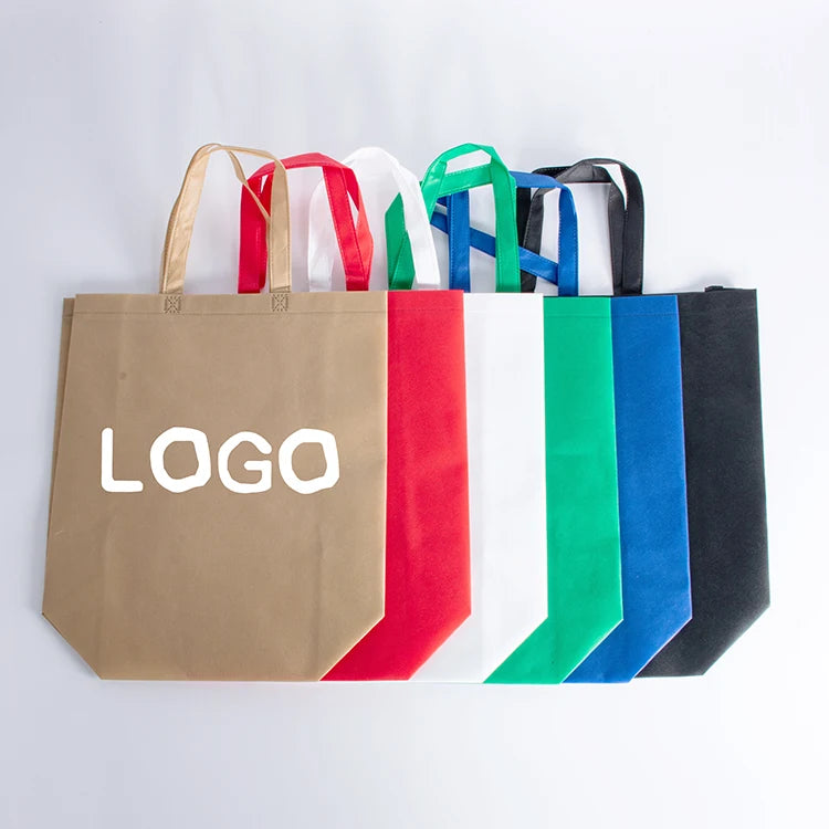 Reusable Ecological Tote Handle Shopping Bags Non Woven Polypropylene Bag