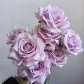 Q-4025 Artificial Diamond Rose Bouquet 9 Heads Rose Flowers Home Wedding Decoration