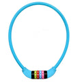 10 X 650 mm Kids Number Code Combination Lock Colourful Design Children's  Bicycle Cable Lock