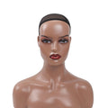 Wholesale Custom Logo PVC Realistic Female Wig Display Mannequins African American Makeup Stand with Shoulders
