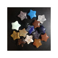 Small Natural Semi Precious Stone Quartz Crystal Star for Necklace