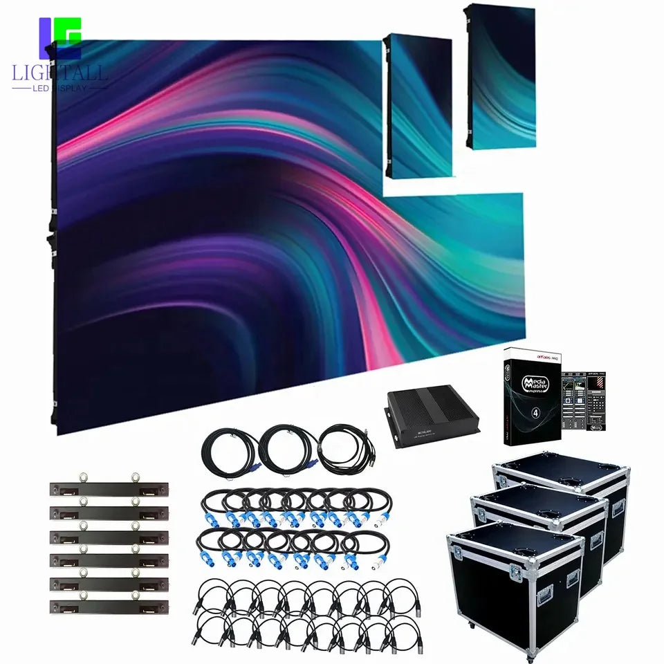 Turnkey Solution Pantalla Indoor Outdoor Led Display P2 P1.8 Rental Led Video Wall Stage Event Background Led Panel