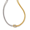 Fashion Jewelry Sets Stainless Steel Round Snake Chain Couple Necklace Bracelet Gold Plated Women Jewelry Set