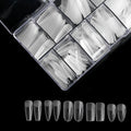 Viicke Wholesale Soft Gel Nails Tips Short Xl Coffin Oval Almond Square Full Cover Press on 120pcs/box Soft Gel Nail Tips