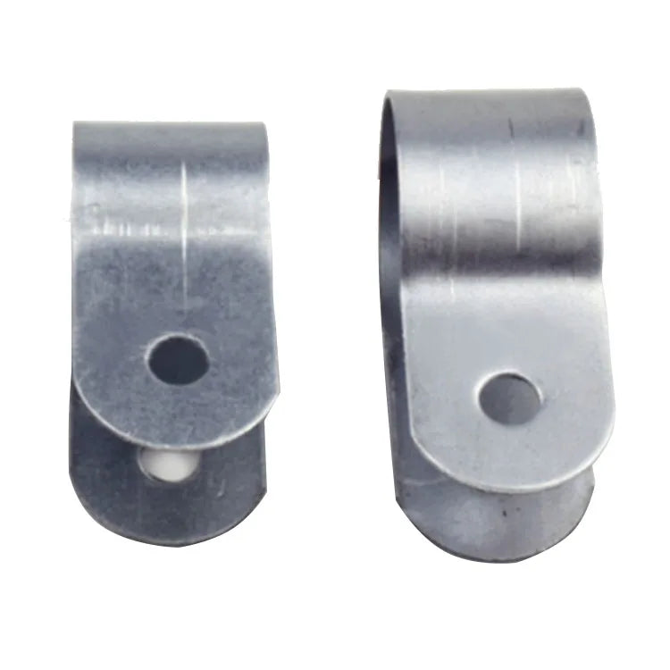 Customized Small Galvanized Steel Round Embrace Clamp for Greenhouse Pipe Accessories