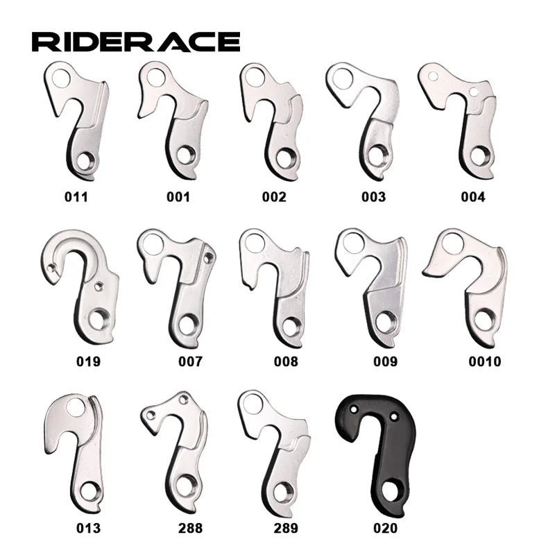 RIDERACE Mountain Bicycle Rear Derailleur Tail Hook Extender Hanger Adaptor Bike Derailleur Hanger Adaptor Parts