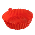 Hot Sale Air Fryer Liners Silicone Basket with  Points Pad Round airfryer Silicone Pot