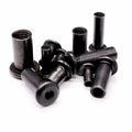 M3 M4 M5 M6 M8 Black Carbon Steel Large Flat Hex Hexagon Socket Head Joint Sleeve Cap Nut Connector Rivet Insert Nut