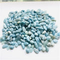 Wholesale Natural Gravel Stone Crystal Blue Aquamarine Tumbled Stone Healing Stone for Decoration