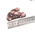 Huiying Bulk Supplier Rhodonite jasper Gua Sha Board Stone Tool for Anti Aging Heart Guastone
