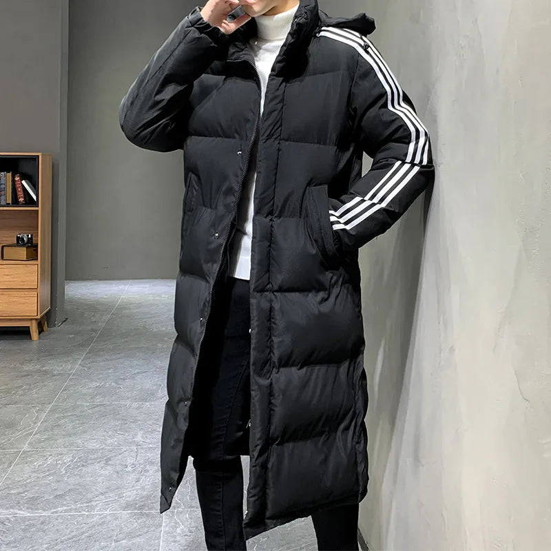 Jacket Rechargeable Smart Heating Winter Waterproof Jacket Mens Long Sleeve Hoodie Warming Heated Cotton Jacket
