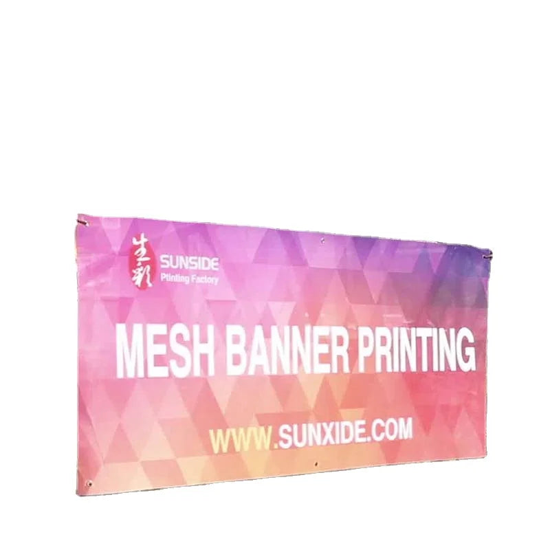 Factory Direct Supply Mesh Banner Custom Outdoor Advertising Banner Custom Event Display Vinyl Mesh Banner