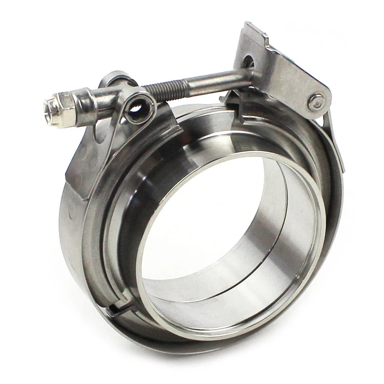 High Strength Quick Release Stainless Steel v Band Clamp 1.75 Inch V Band Clamp with Flanges for Muffler Cars
